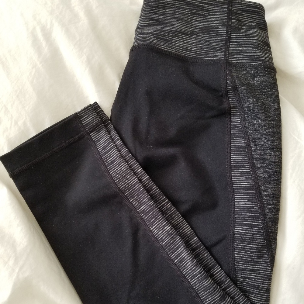 Athleta Workout Black Capri Leggings XS